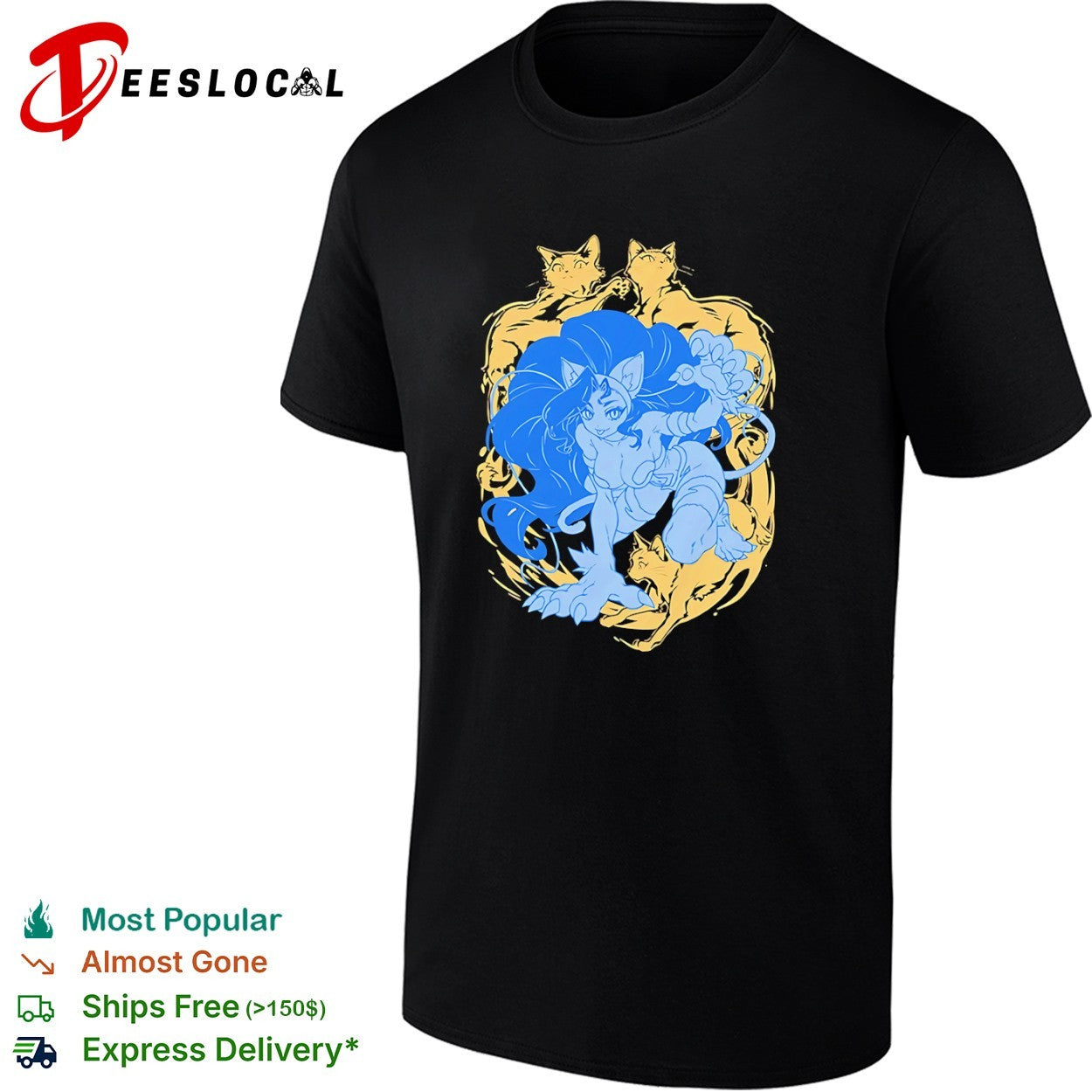 Felicia Darkstalkers Anime Cat Girl Capcom shirt