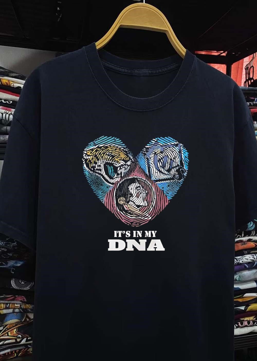Fingerprint Heart Shape It Is in My DNA shirt