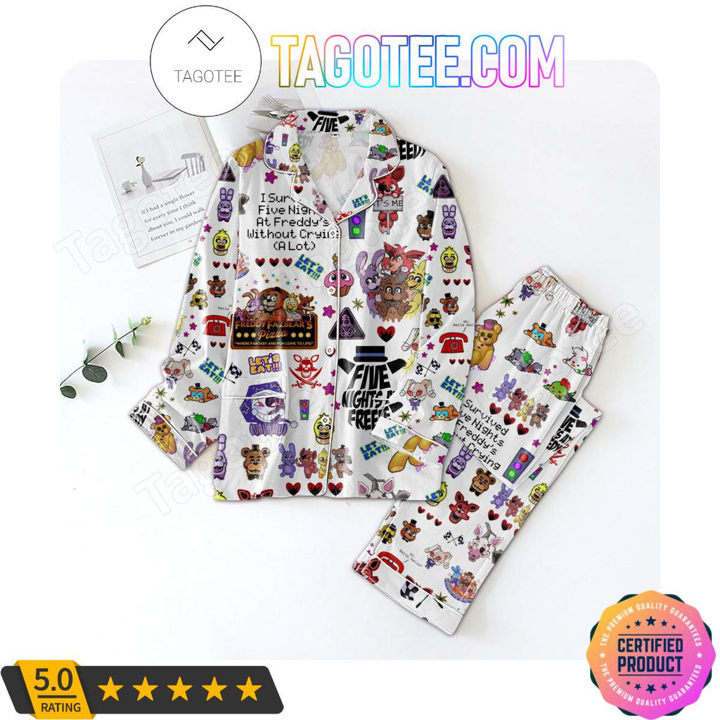 Five Nights At Freddy’s Without Crying A Lot Sleepwear Pajama Set