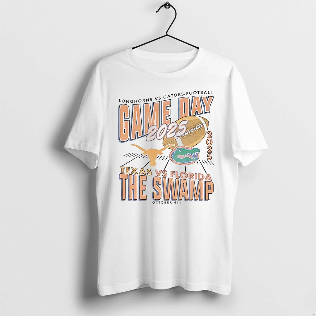 Florida Gators Vs Texas Longhorns Game Day The Swamp 2025 Tshirts Sweater