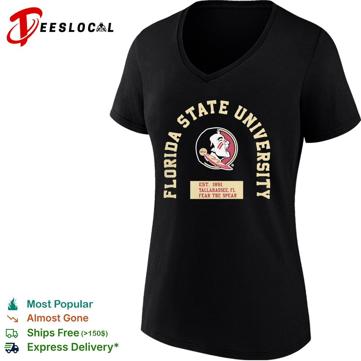 Florida State University Fear the Spear Est 1851 Tallahassee FL shirt