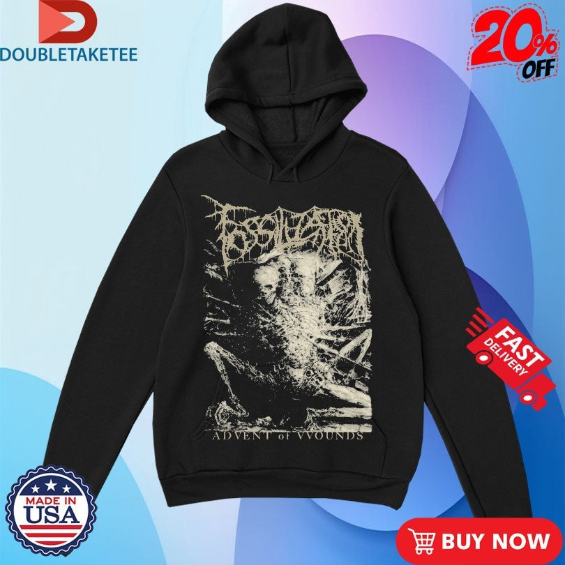Official Fossilization Advent Of Wounds Album Neanderthal Shirts Unisex , , , Long Sleeve Tee