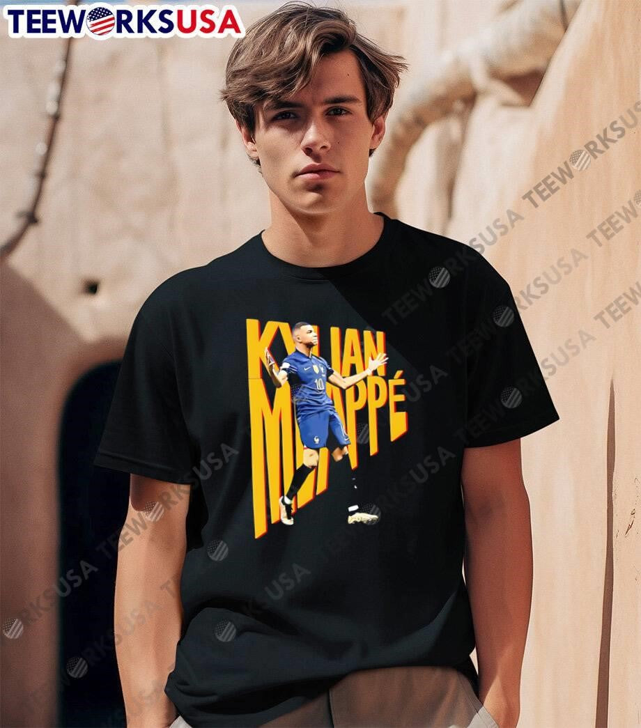 France Soccer Fan Gear Kylian Mbappe Celebrating Kylian Mappe France T-Shirt
