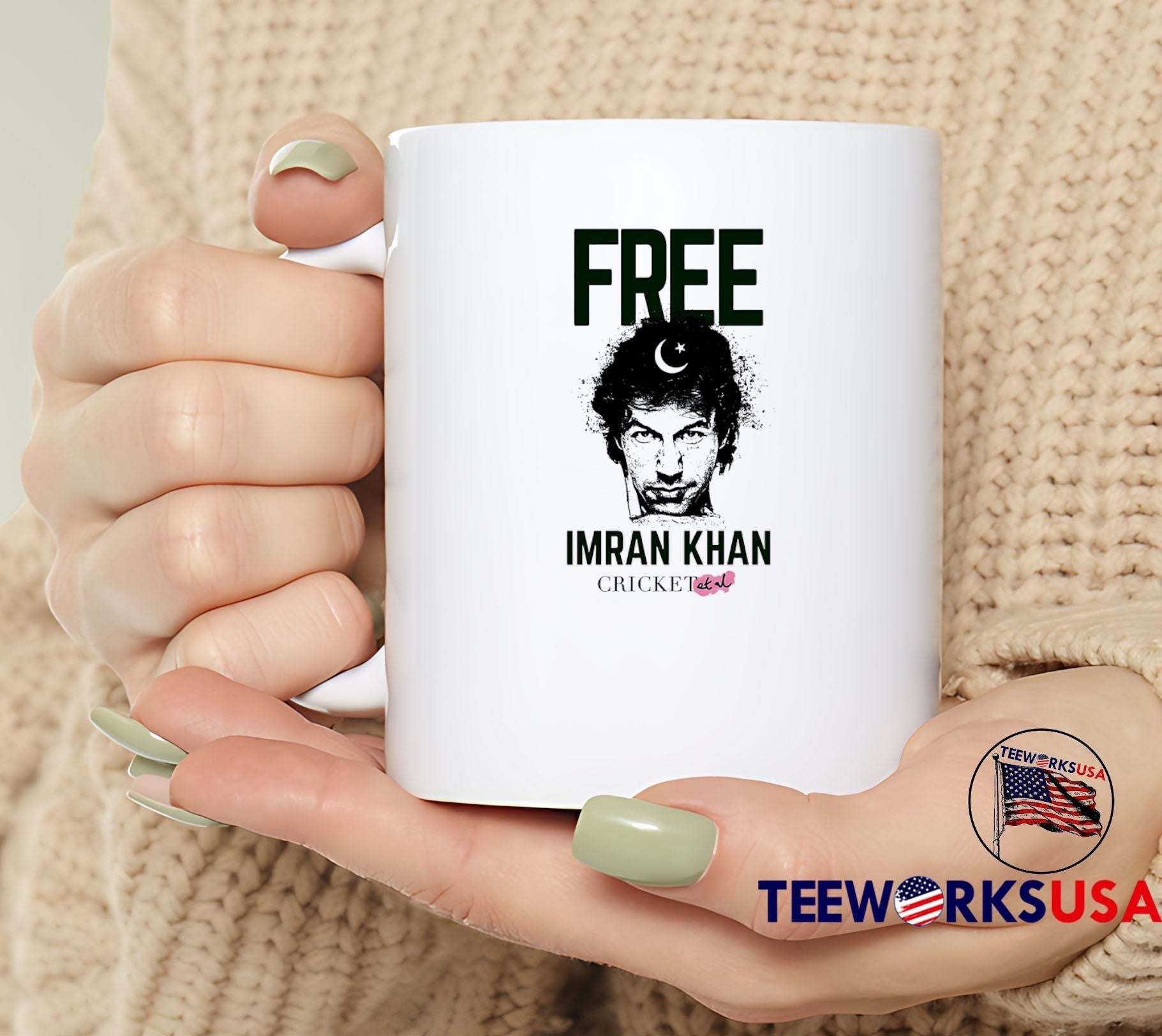 Free Imran Khan Cricket Pakistan Star shirt