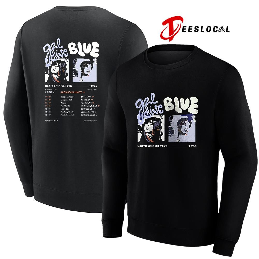 Galdive Blue North America tour 2026 schedule dates shirt