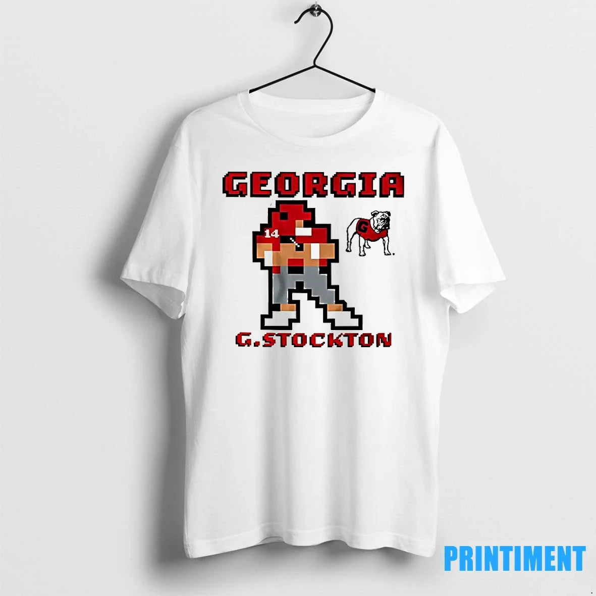 Georgia Football Gunner Stockton Retro Baller Video Games Tshirts Sweater Unisex , , , Long Sleeve Tee
