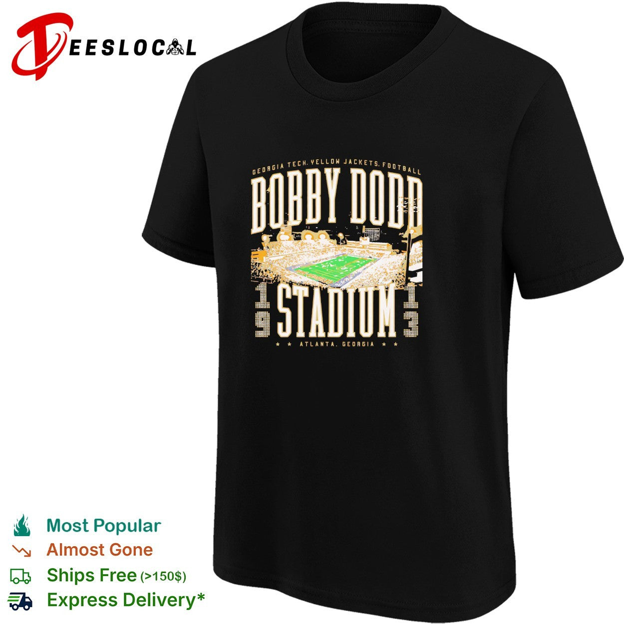 Georgia Tech Yellow Jackets Bobby Dodd Stadium Atlanta football shirt