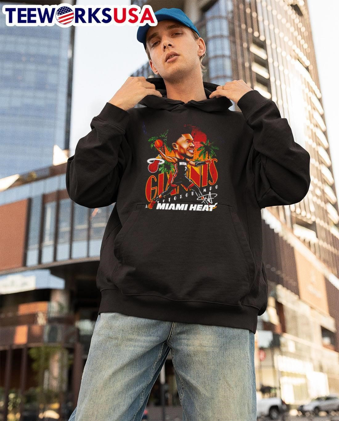 Giannis Antetokounmpo Dunk Miami Heat Shirt