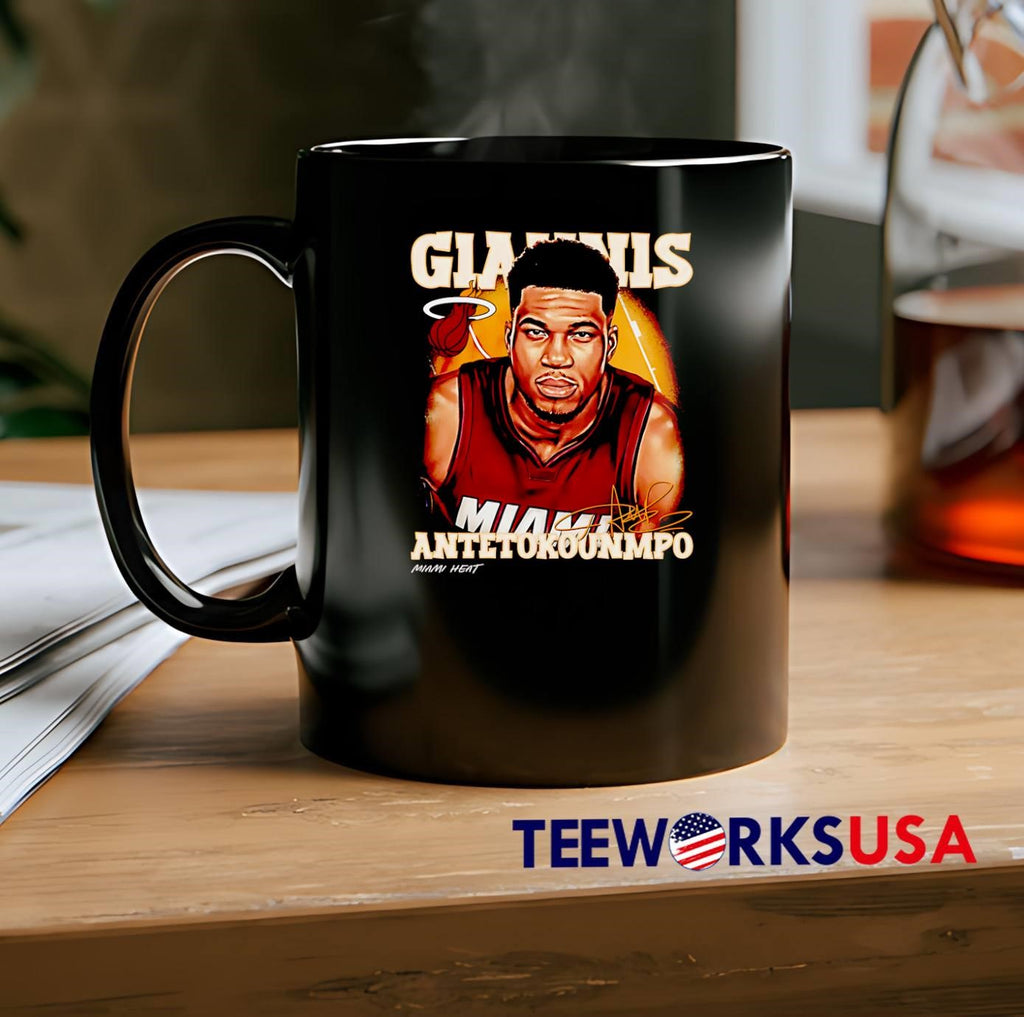 Giannis Antetokounmpo Miami Heat Shirt