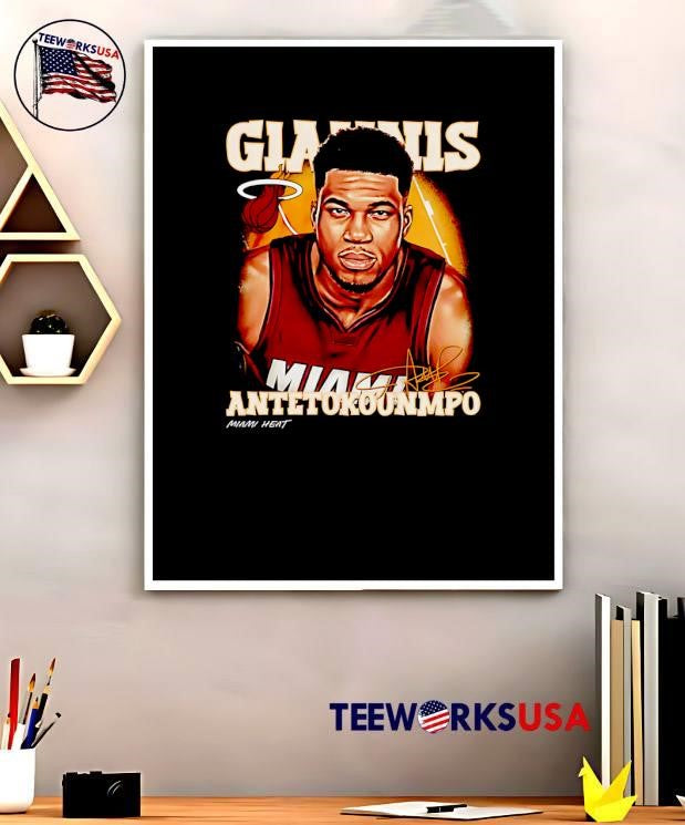 Giannis Antetokounmpo Miami Heat Shirt