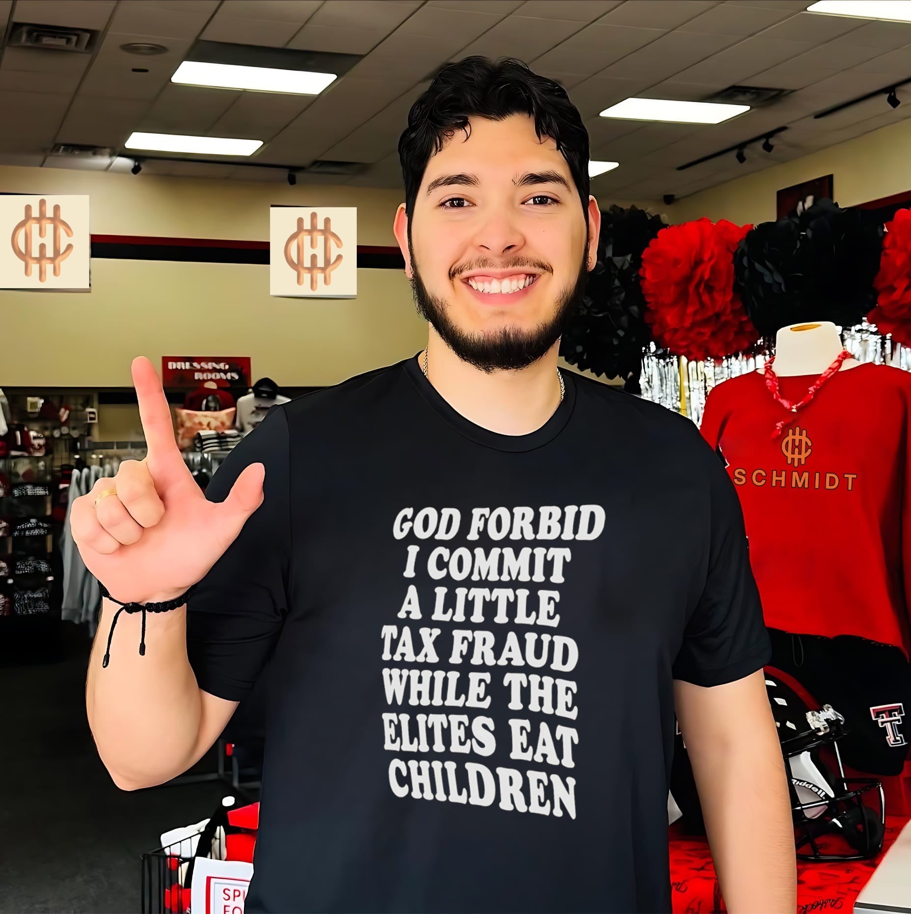God Forbid I Commit A Little Tax Fraud Anti-Elite shirt