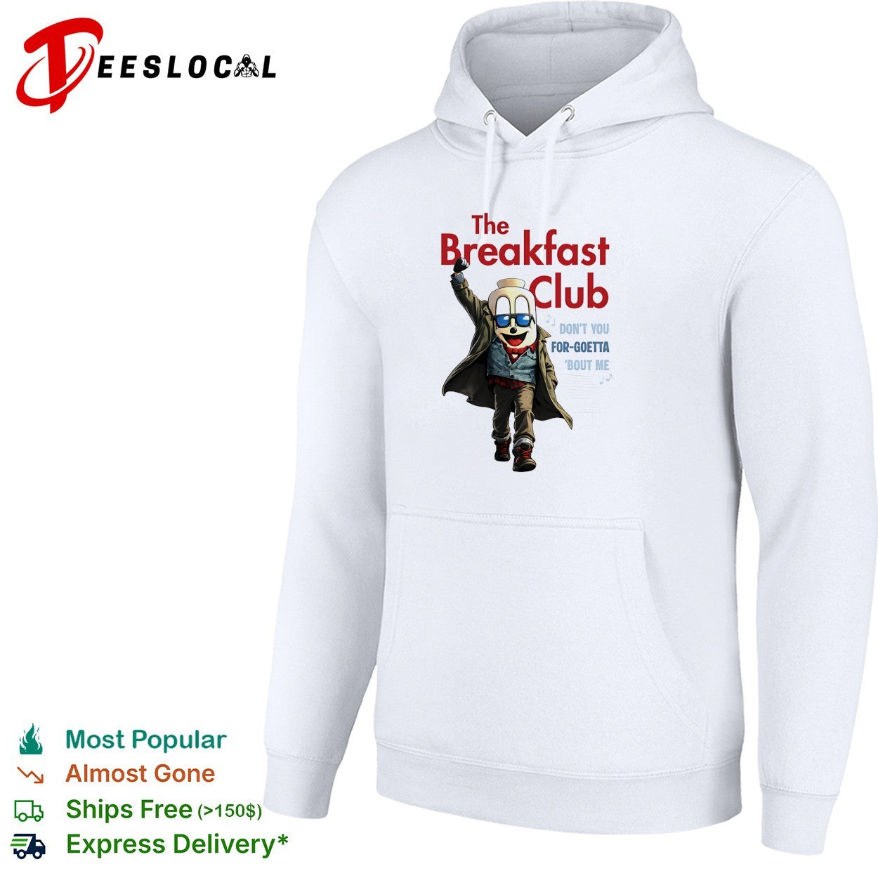 Goetta mascot in trenchcoat and sunglasses breakfast club dont you for goetta shirt