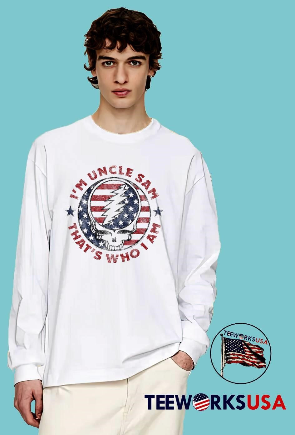 Grateful Dead Uncle Sam Steal Your Face I’m That’s Who I Am shirt