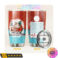 Great Pyrenees Dog Merry Christmas Holiday Most Wonderful Time Of The Year Tumbler