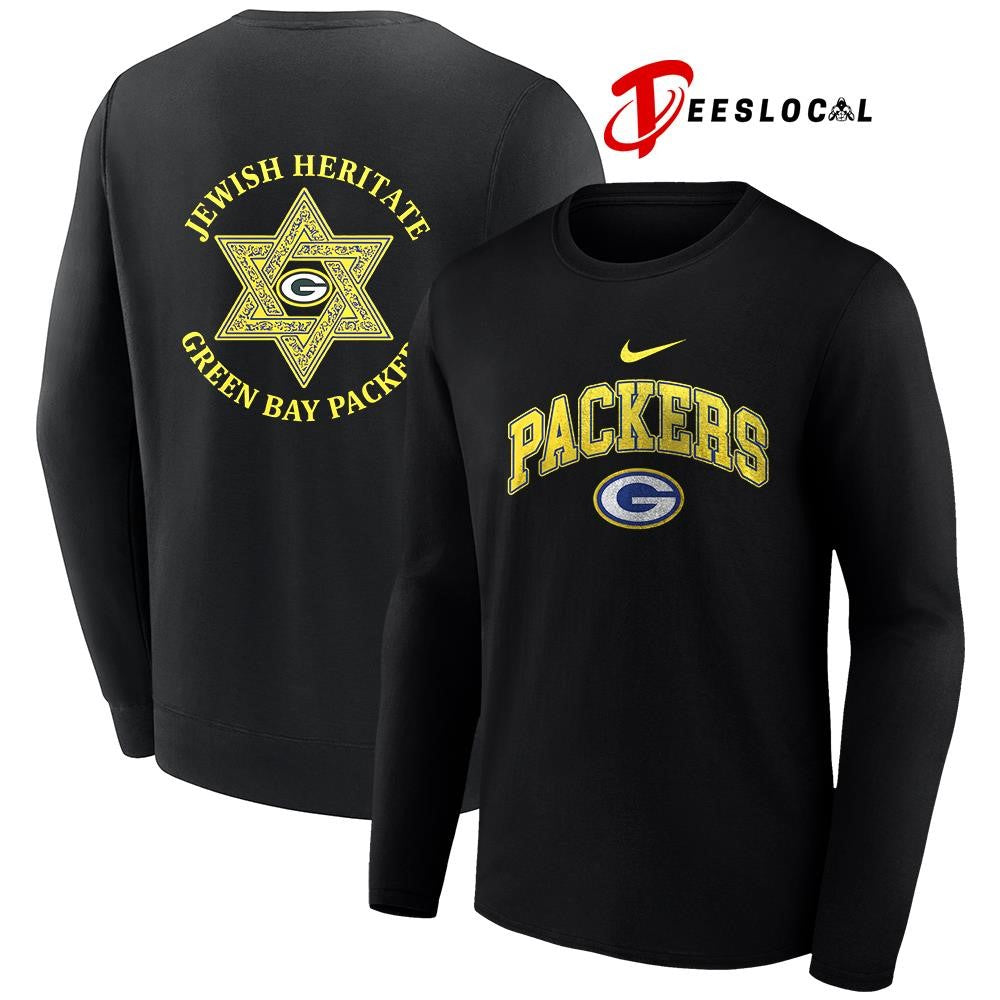 Green Bay Packers Jewish heritage logo shirt