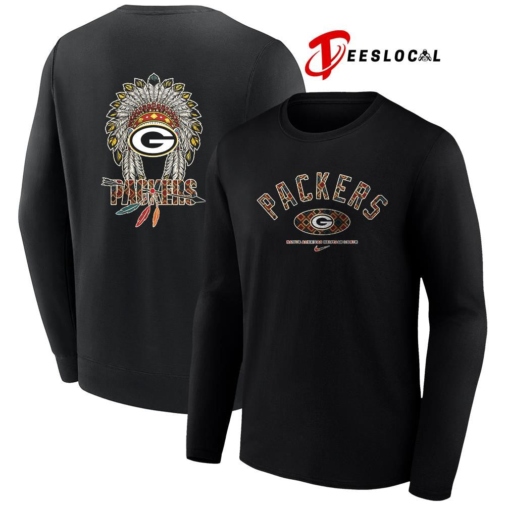 Green Bay Packers x Native American heritage month logo shirt