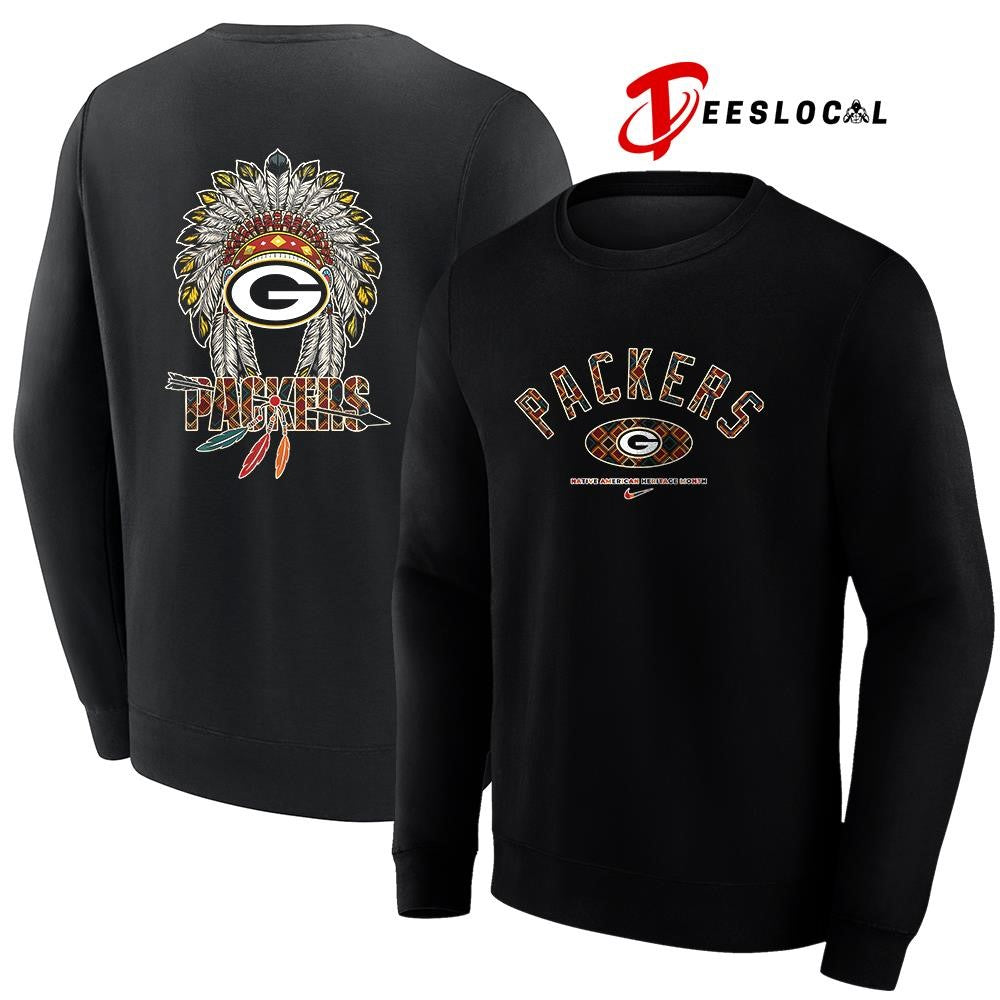 Green Bay Packers x Native American heritage month logo shirt