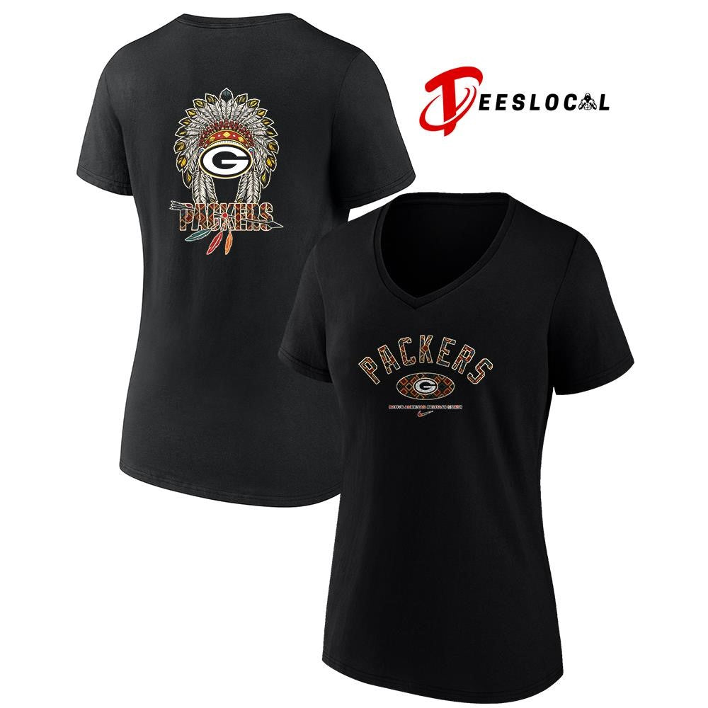 Green Bay Packers x Native American heritage month logo shirt