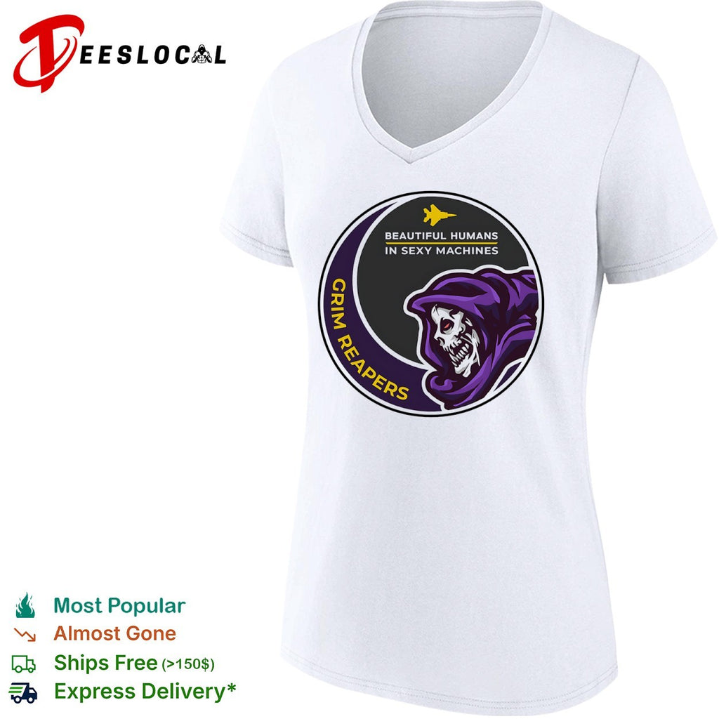 Grim Reapers Beautiful Humans in Sexy Machines Emblem shirt