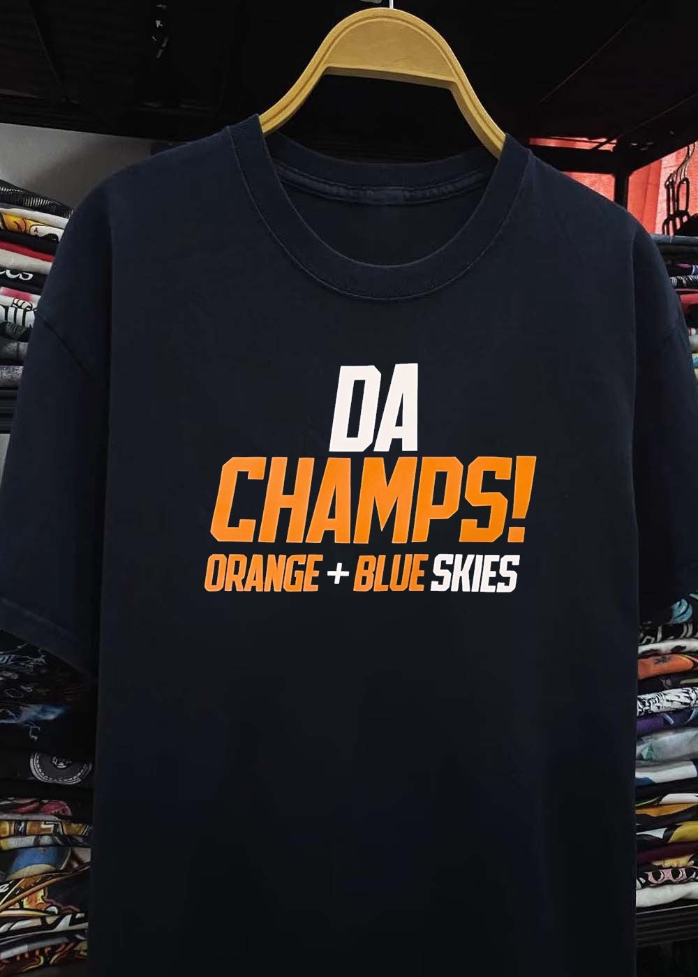 Da Champs Orange + Blue Skies T-Shirt