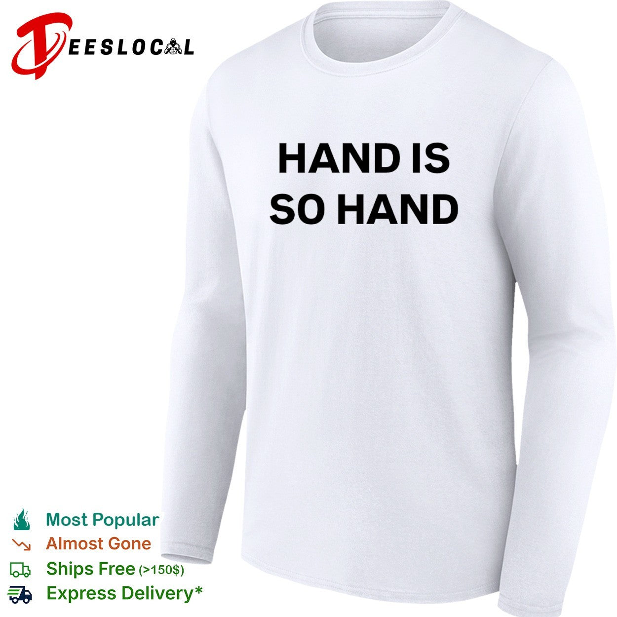Hand Is So Hand Minimalist shirt