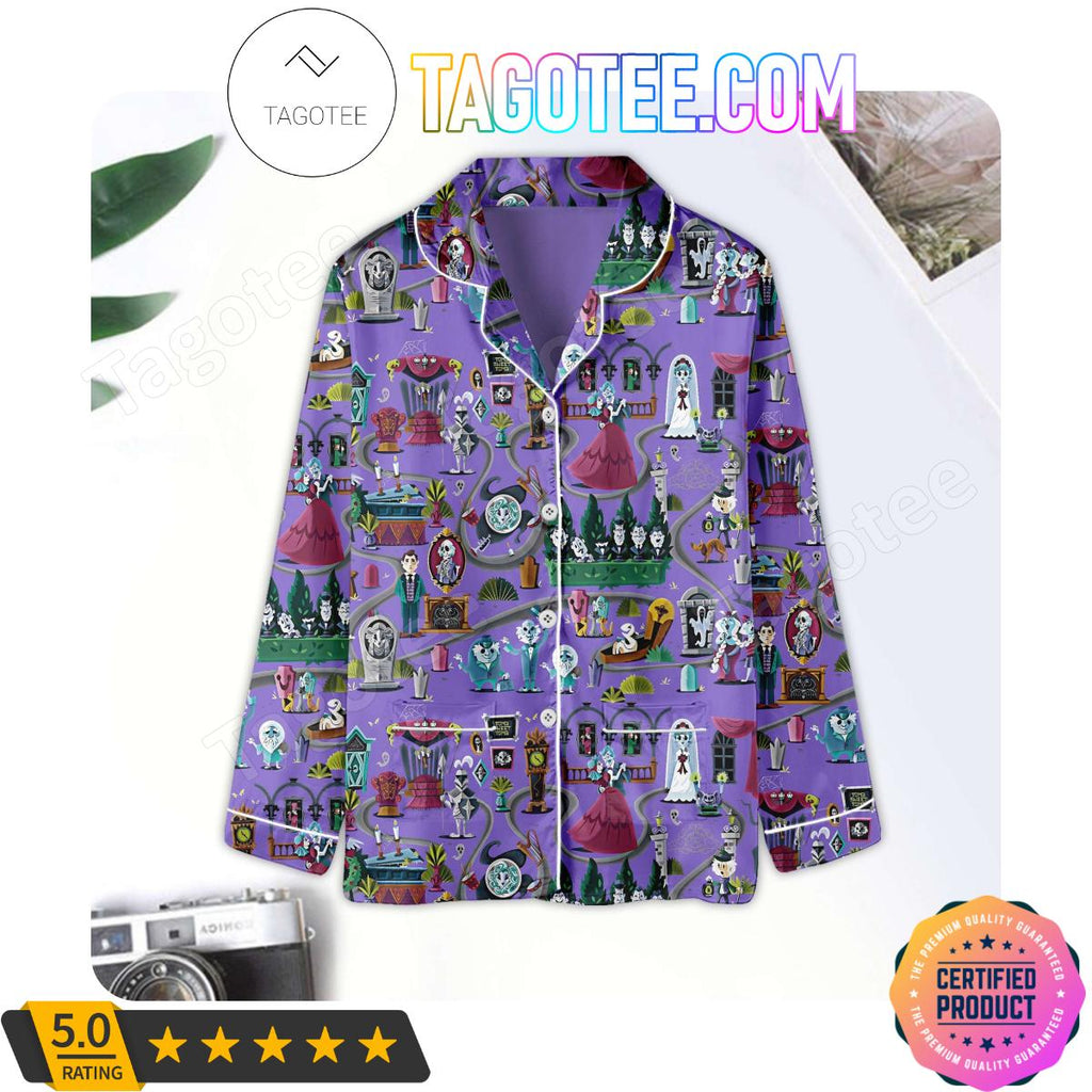 Haunted Mansion Pattern Women’s Pajamas Set