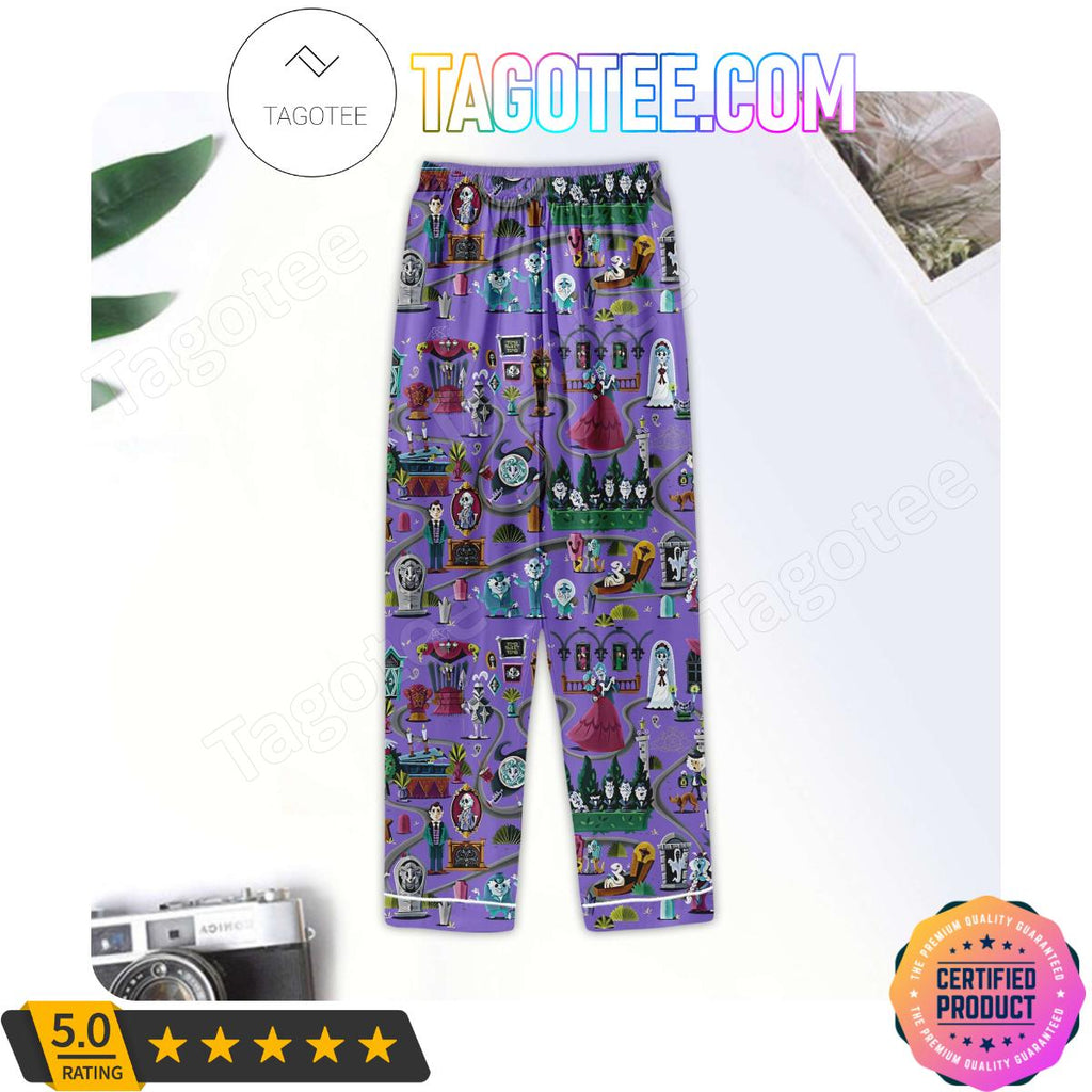 Haunted Mansion Pattern Women’s Pajamas Set