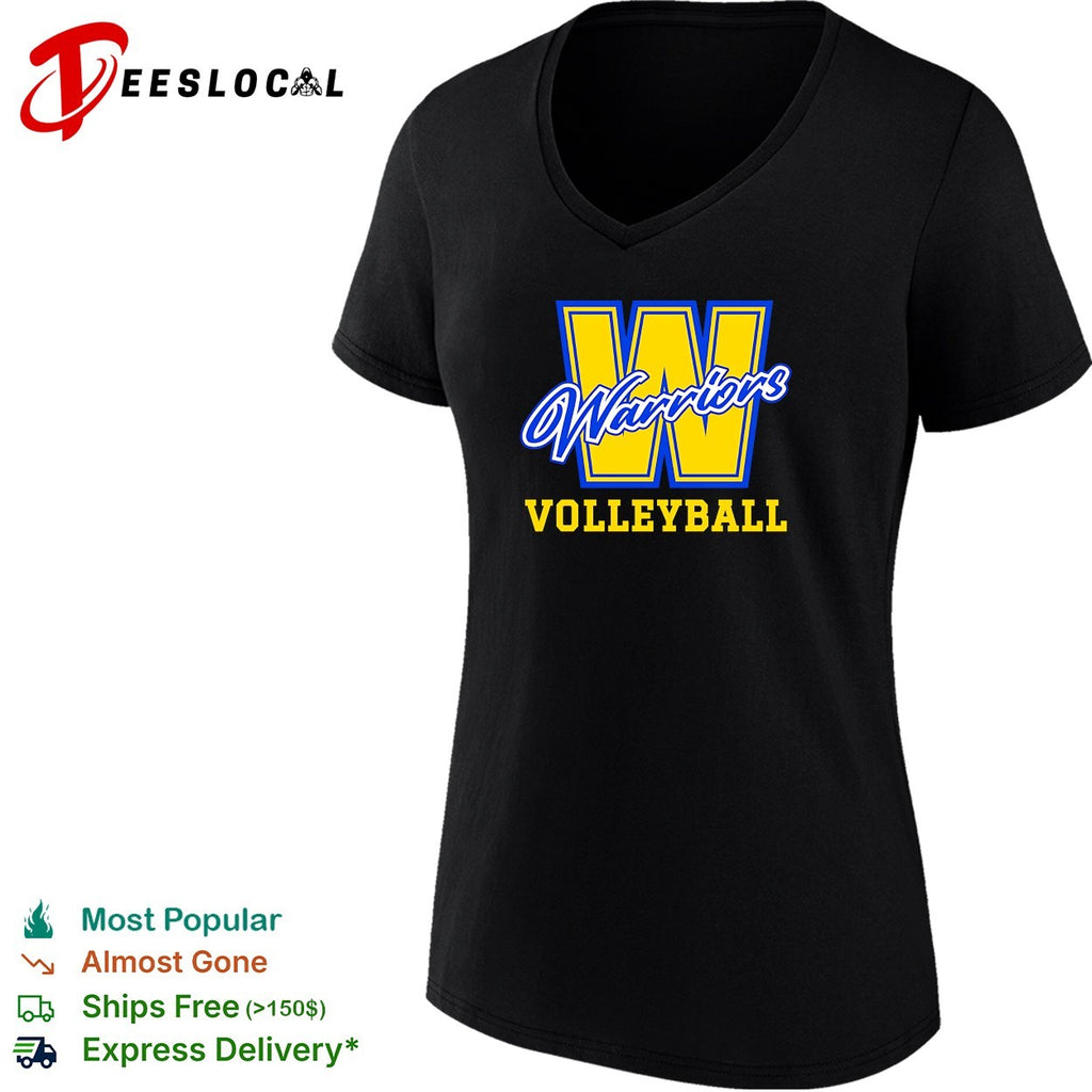 Hawaii Rainbow Warriors volleyball team cursive lettering bold block letter badge logo shirt