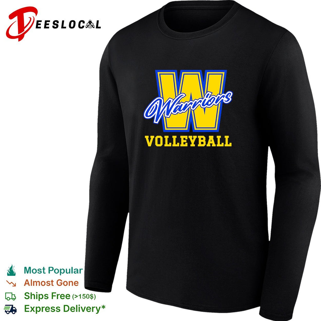 Hawaii Rainbow Warriors volleyball team cursive lettering bold block letter badge logo shirt