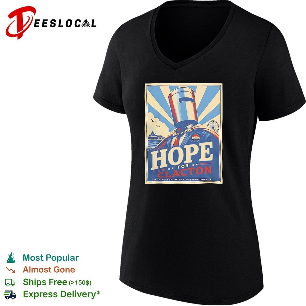 Hope for Clacton United Clacton Penins Poster shirt