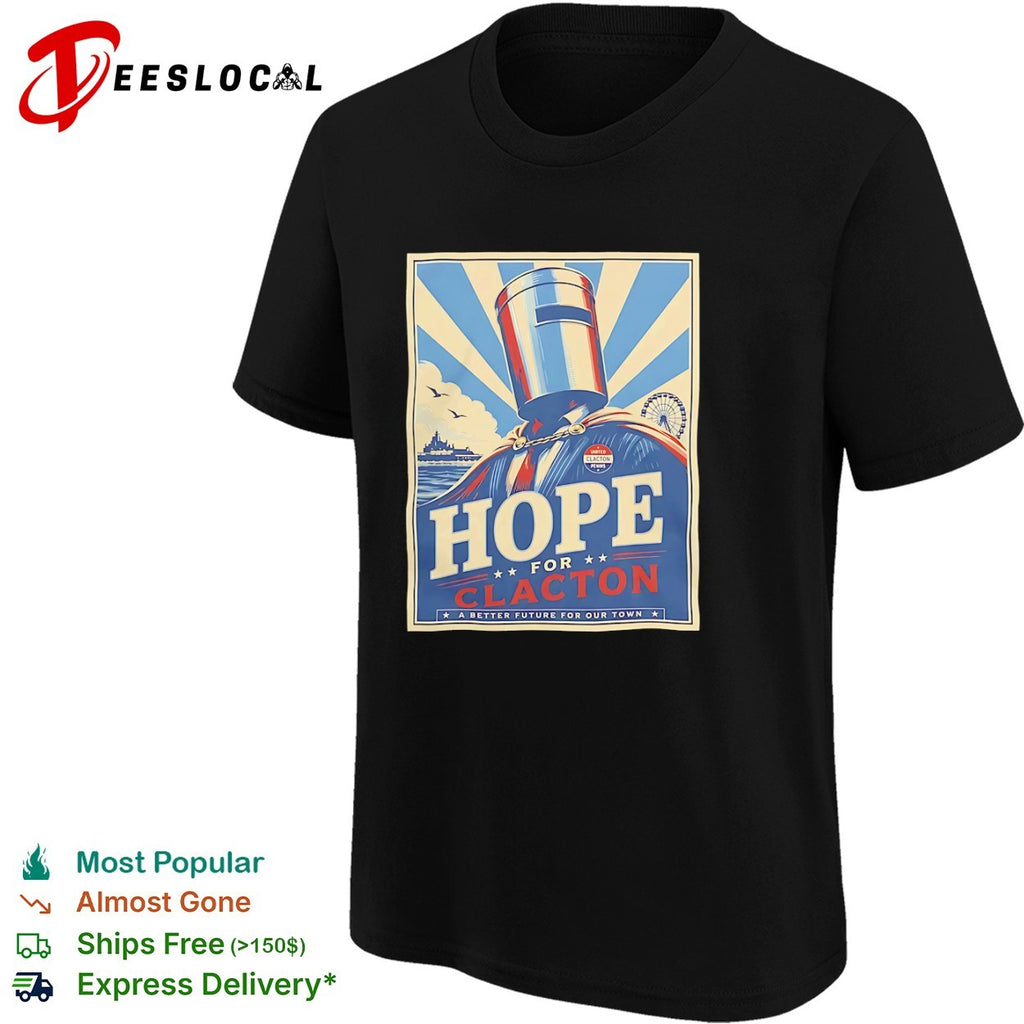 Hope for Clacton United Clacton Penins Poster shirt