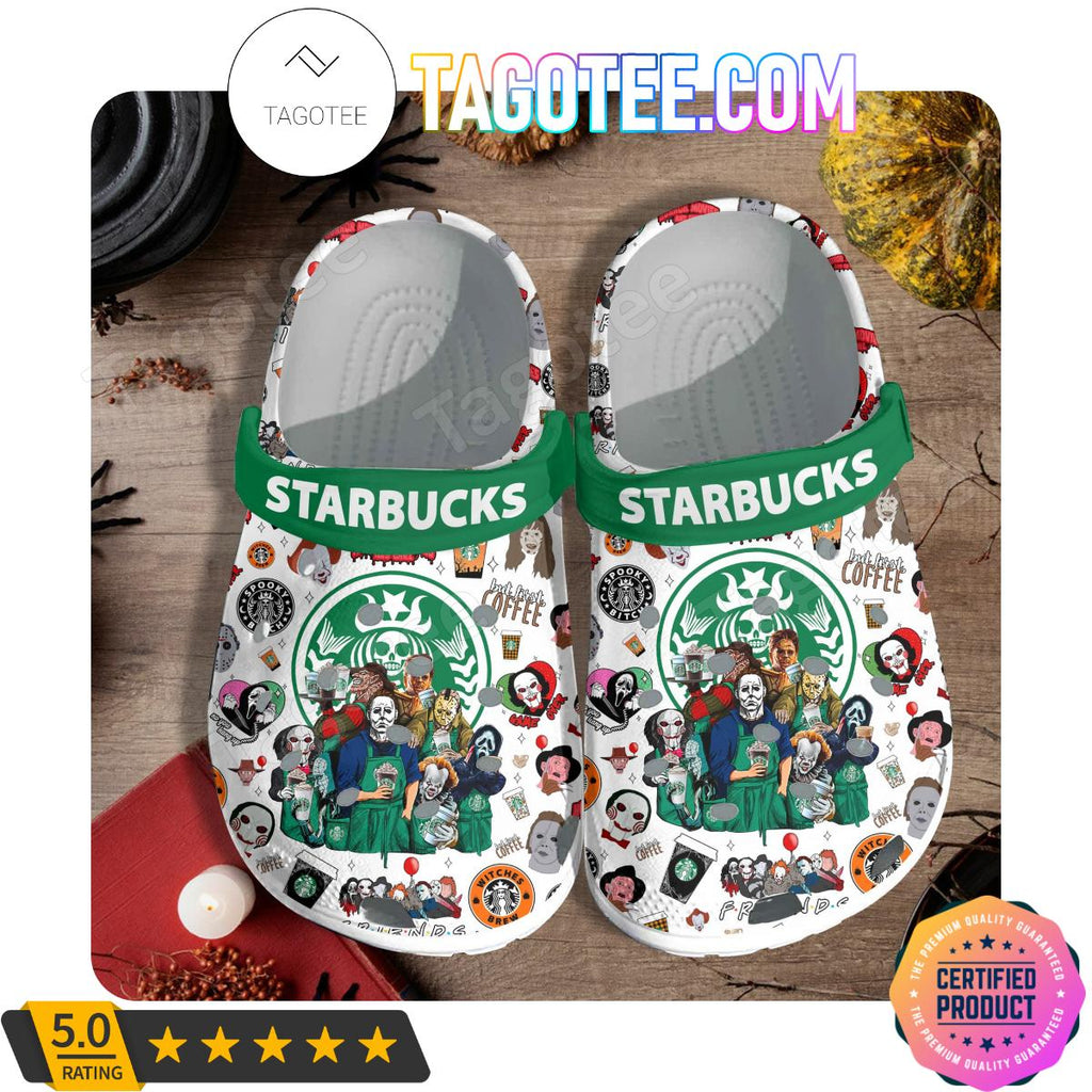 Horror Movies Starbucks Crocs Clogs