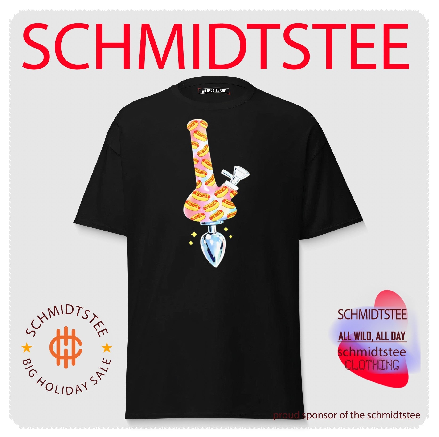 Hotdog Bong Buttplug Shirt