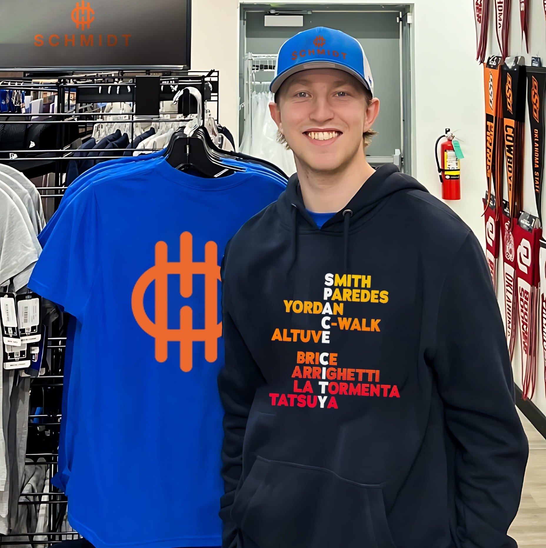Houston Baseball Space City Names 2026 shirt