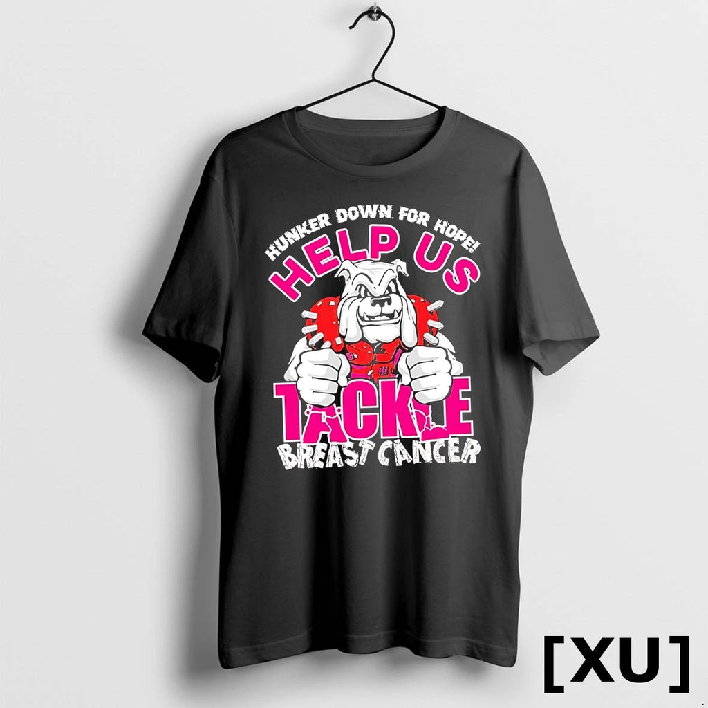 Hunker Down For Hope Help Us Tackle Breast Cancer Tshirts Sweater
