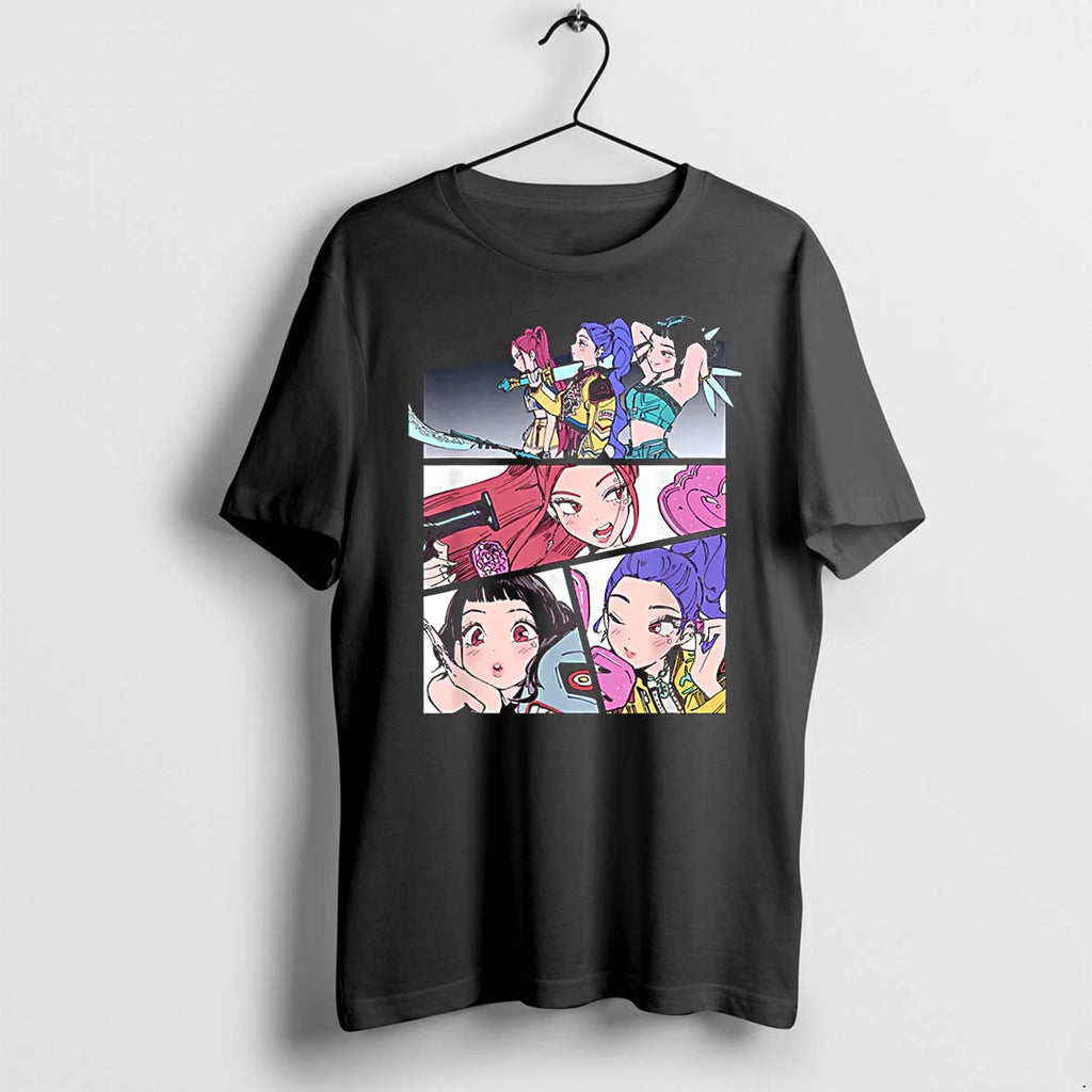 Huntrix Manhwa Panels Halloween Tshirts Sweater