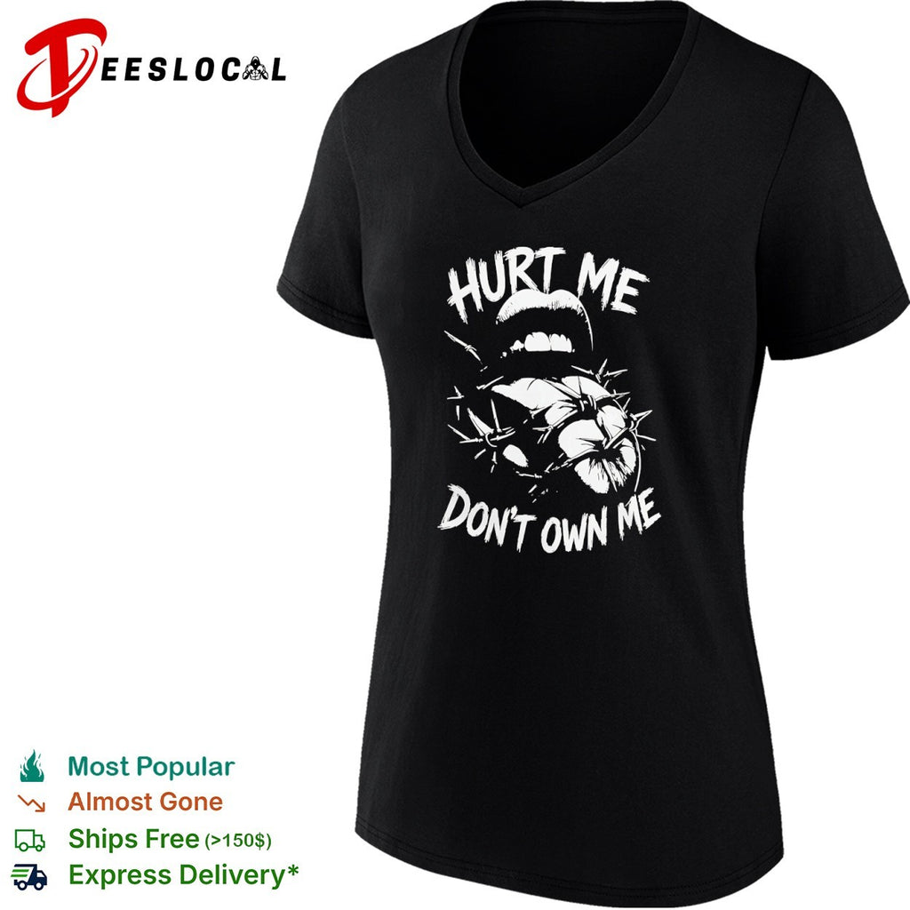 Hurt Me Don’t Own Me Gothic Lips and Barbed Wire shirt