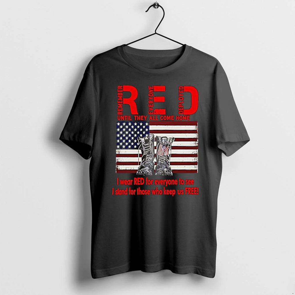 I Wear Red For Everyone To See Veterans 2025 Tshirts Sweater