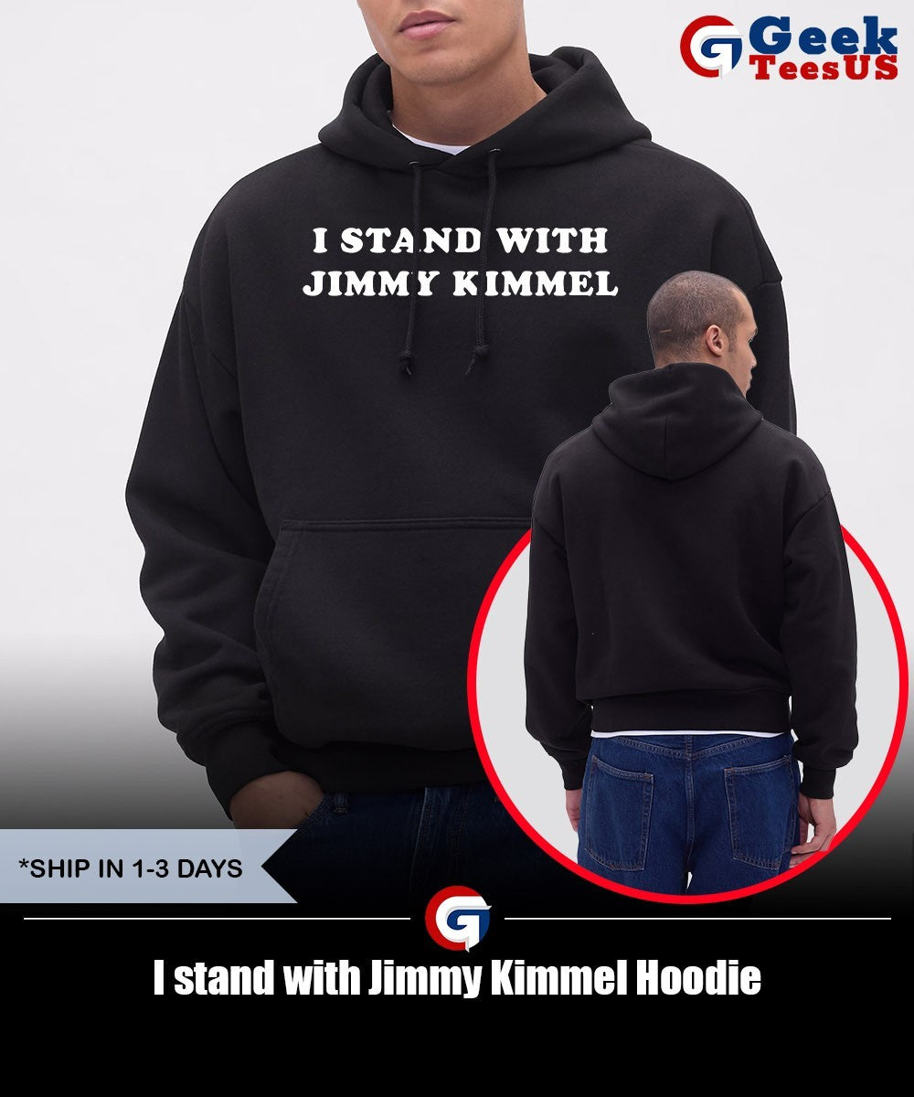 I stand with Jimmy Kimmel shirt Unisex , , , Long Sleeve Tee