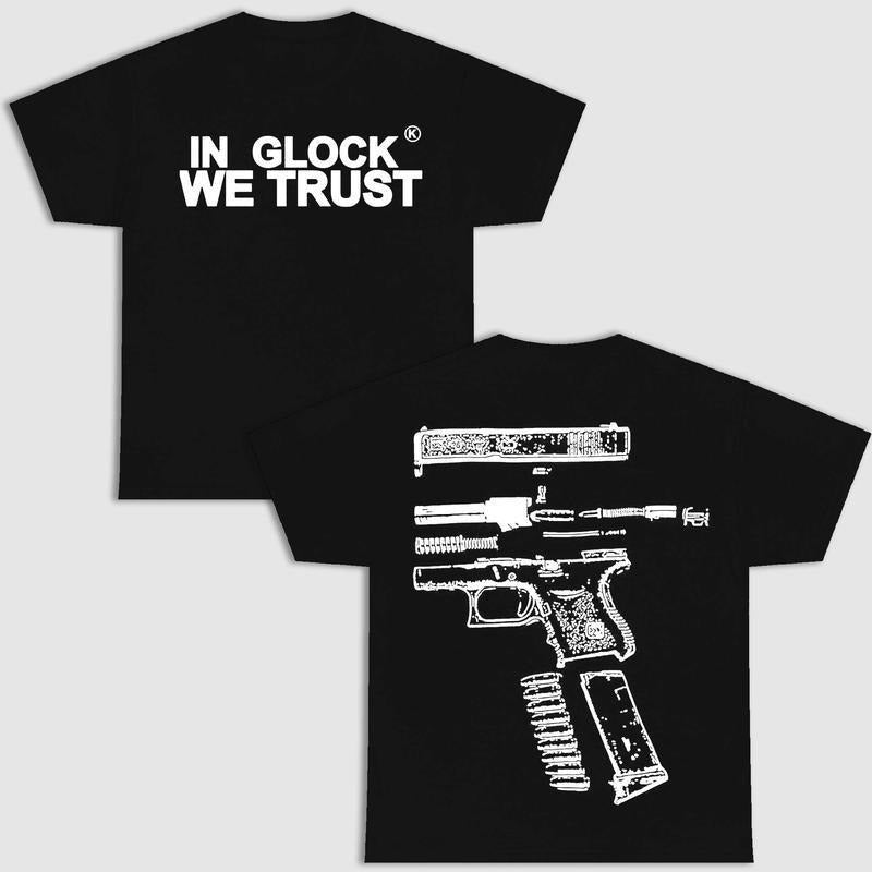 Glock Trust Double Side Black Version Menswear Unisex T-shirt, Sweatshirt, Hoodie (1)