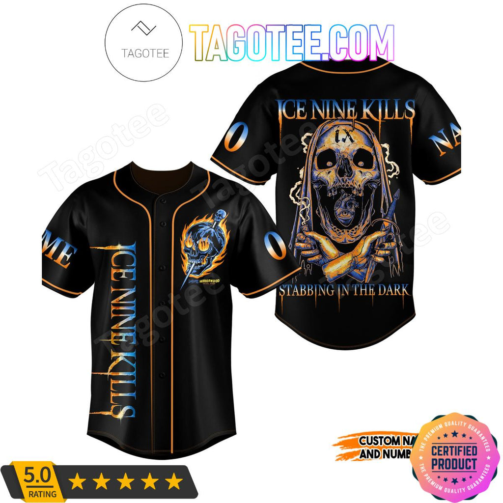 Ice Nine Kills Stabbing In The Dark Personalized Baseball Jersey