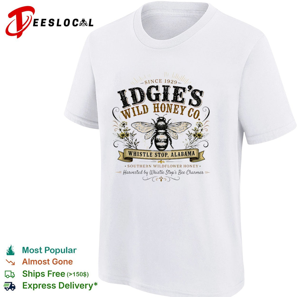 Idgie’s Wild Honey Co Southern Wildflower Honey Whistle Stop Alabama shirt