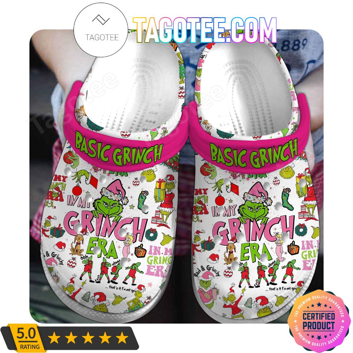 In My Grinch Era Basic Grinch Crocs Clogs