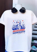 Independence Day Celebration Alexander Hammeredton Holding Two Beer Mugs T-Shirt