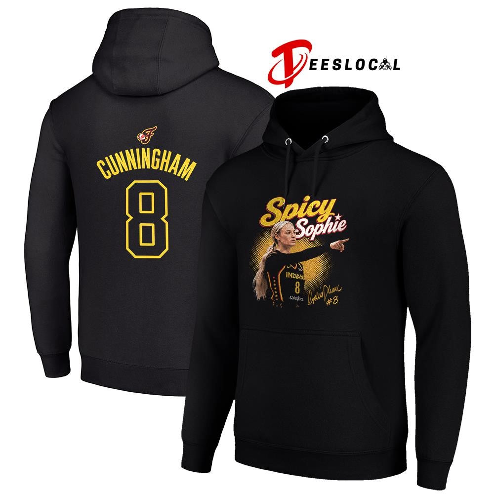 Indiana Fever Spicy Sophie Cunningham signature graphic shirt