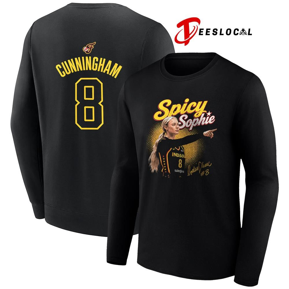 Indiana Fever Spicy Sophie Cunningham signature graphic shirt