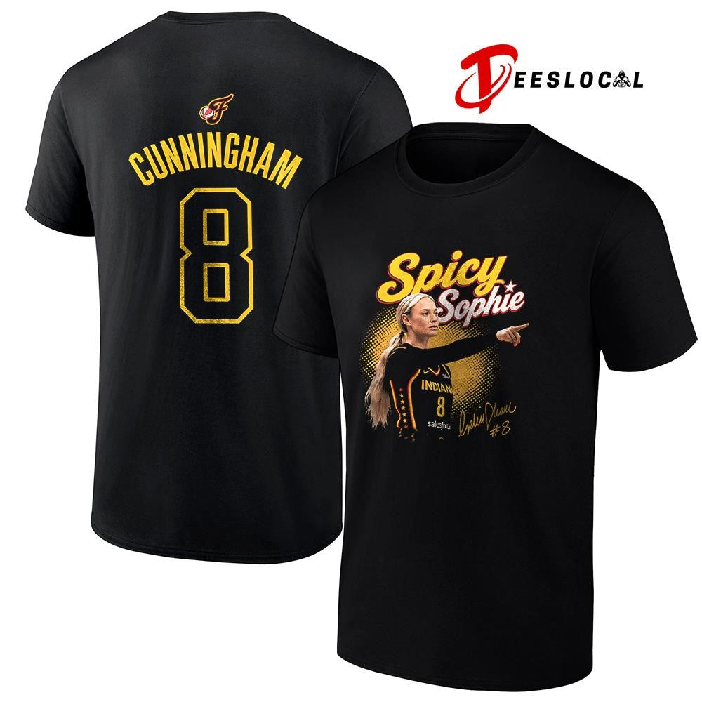 Indiana Fever Spicy Sophie Cunningham signature graphic shirt