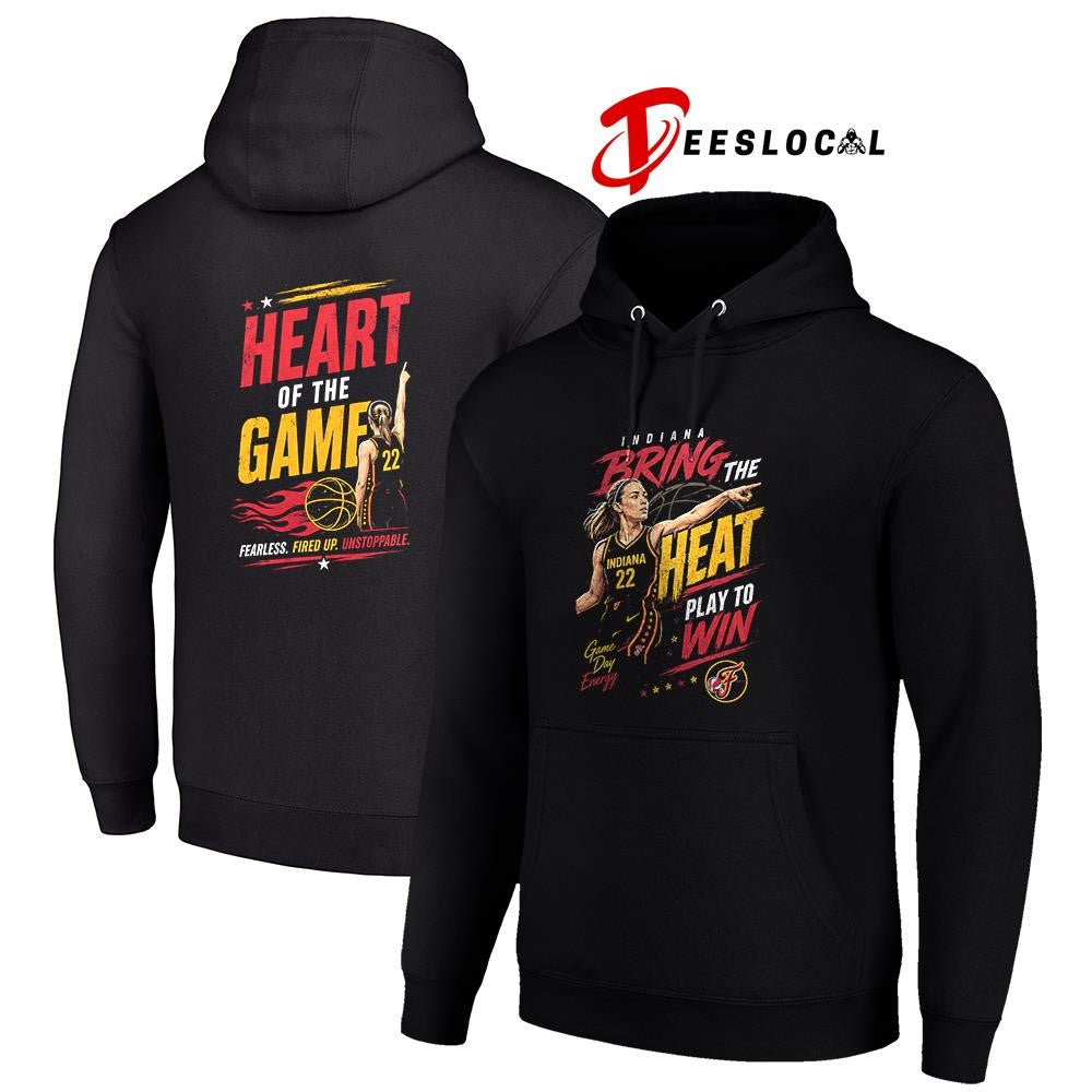 Indiana Fever Spicy Sophie bring the heat play to win heart of the game graphic shirt