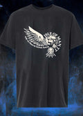 Isle of Man TT The Ultimate Road Race Skull Wing Motorcycle T-Shirt