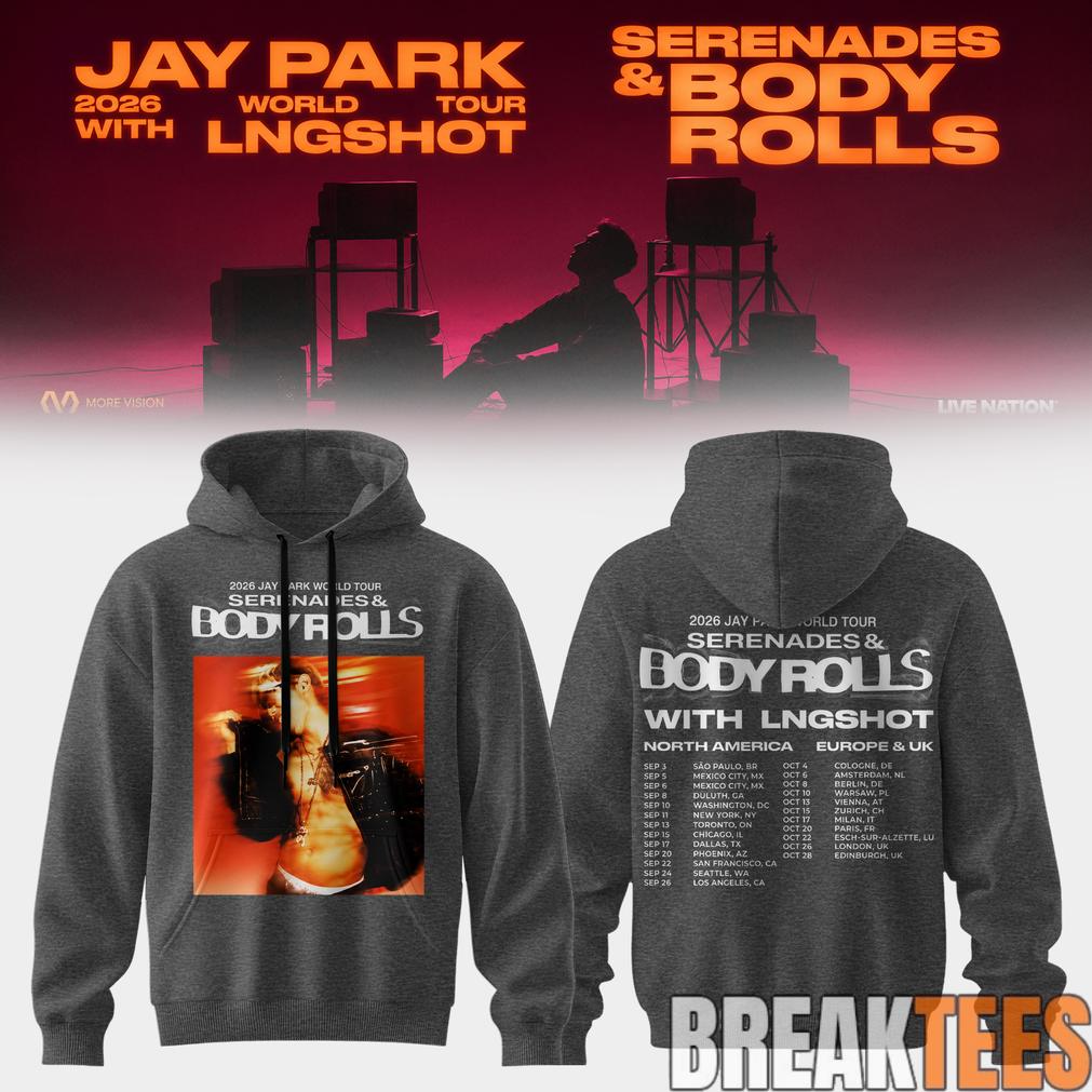 JAY PARK 2026 World Tour x LNGSHOT ‘Serenades & Body Rolls’ Special Hoodie
